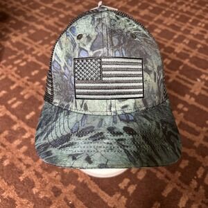 New With‎ Tags Pugs Teal American Flag Baseball Style Hat One Size Fits All